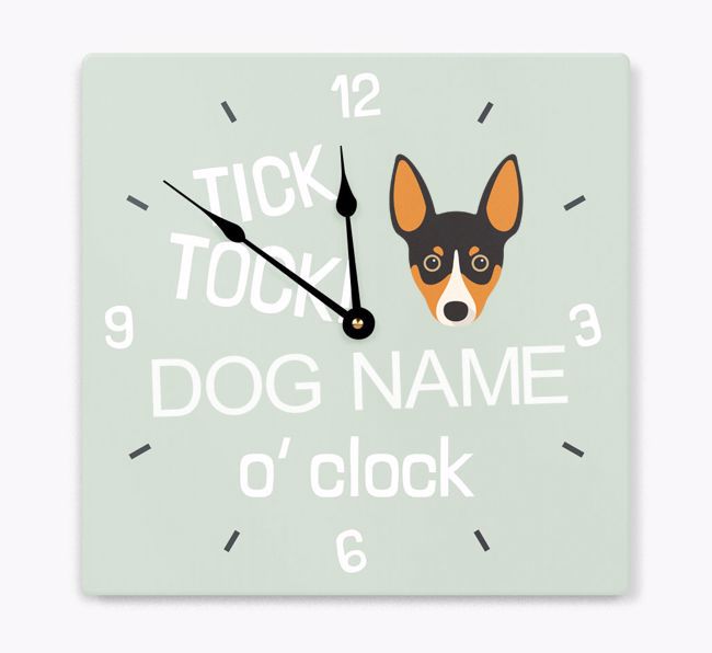 Tick Tock 'O' Clock: Personalized Wall Clock with {breedFullName} Icon